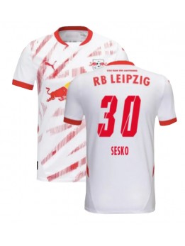 Moški Nogometna dresi replika RB Leipzig Benjamin Sesko #30 Domači 2024-25 Kratek rokav